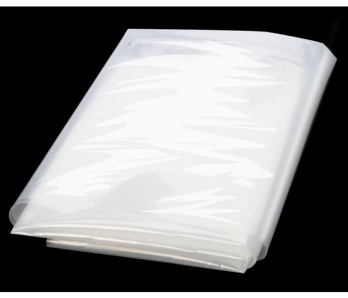 clear white plastic bolsas