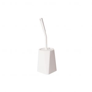 Toilet Brush & Holder White Fully Enc | N7