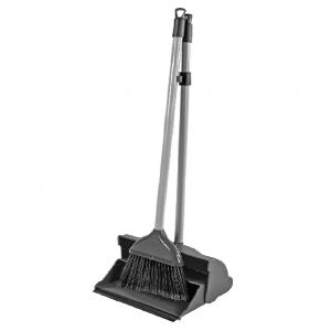 Lobby Dustpan & Brush Set Black | LS030