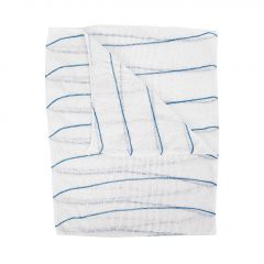 Dishcloth 16x12" Blue Stripe Polybag | HDBL16POLY