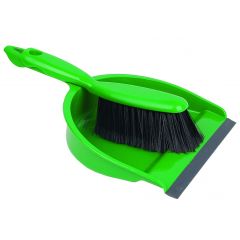 Dustpan & Brush Open/stiff Green | WPSTGR