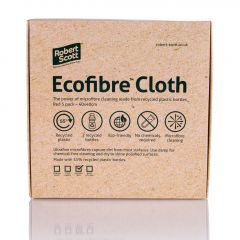 Ecofibre Microfibre Cloth Blue Packs 5