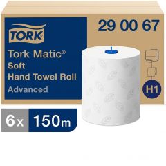 Tork Matic Advanced Roll White  6 X 150m | 290067