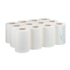 Mini Centre Feed Rolls 2ply White 12x60m | C2W065