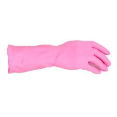 Glove Rubber Household Pink (pr) Medium | LG002-P-M