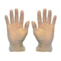 Clear Vinyl Gloves P F Medium 1 X 100 | LG033