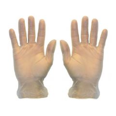 Clear Vinyl Gloves Large P F 1 X100 | LG034