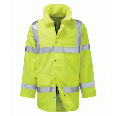 Black Knight Geraint 3/4 Length Jacket Available in Yellow