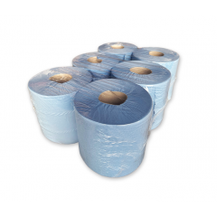 Blue  2ply Centre Feed 175mm X 150m (6)