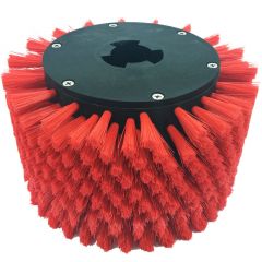 Motor Scrubber Stair Brush - Red