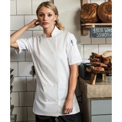 PR670 Womens Short Sleeve Chef Jacket