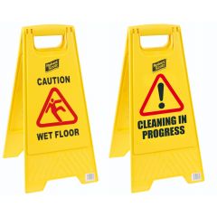 Safety Sign Yellow "caution Wet Floor" | PS124