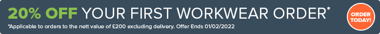 20% off workwear promotion